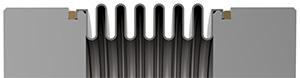 KM Bellows Coupling cross section